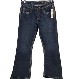 BKE Jake Regular Fit Mid Rise Durable Denim Jeans Sz 34x30